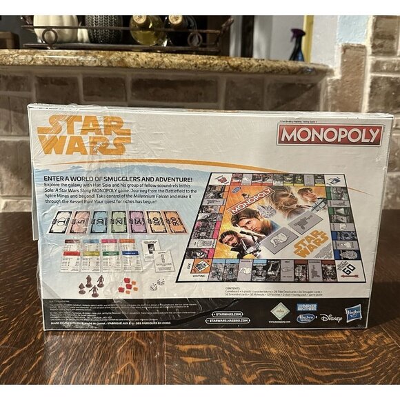 Monopoly Star Wars SOLO A Star Wars‎ Story Board Game 2017 NEW - Picture 5 of 6